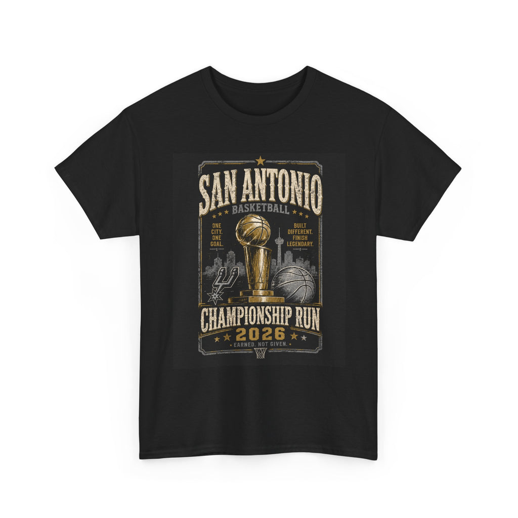 San Antonio Basketball Championship Run 2026 Tee