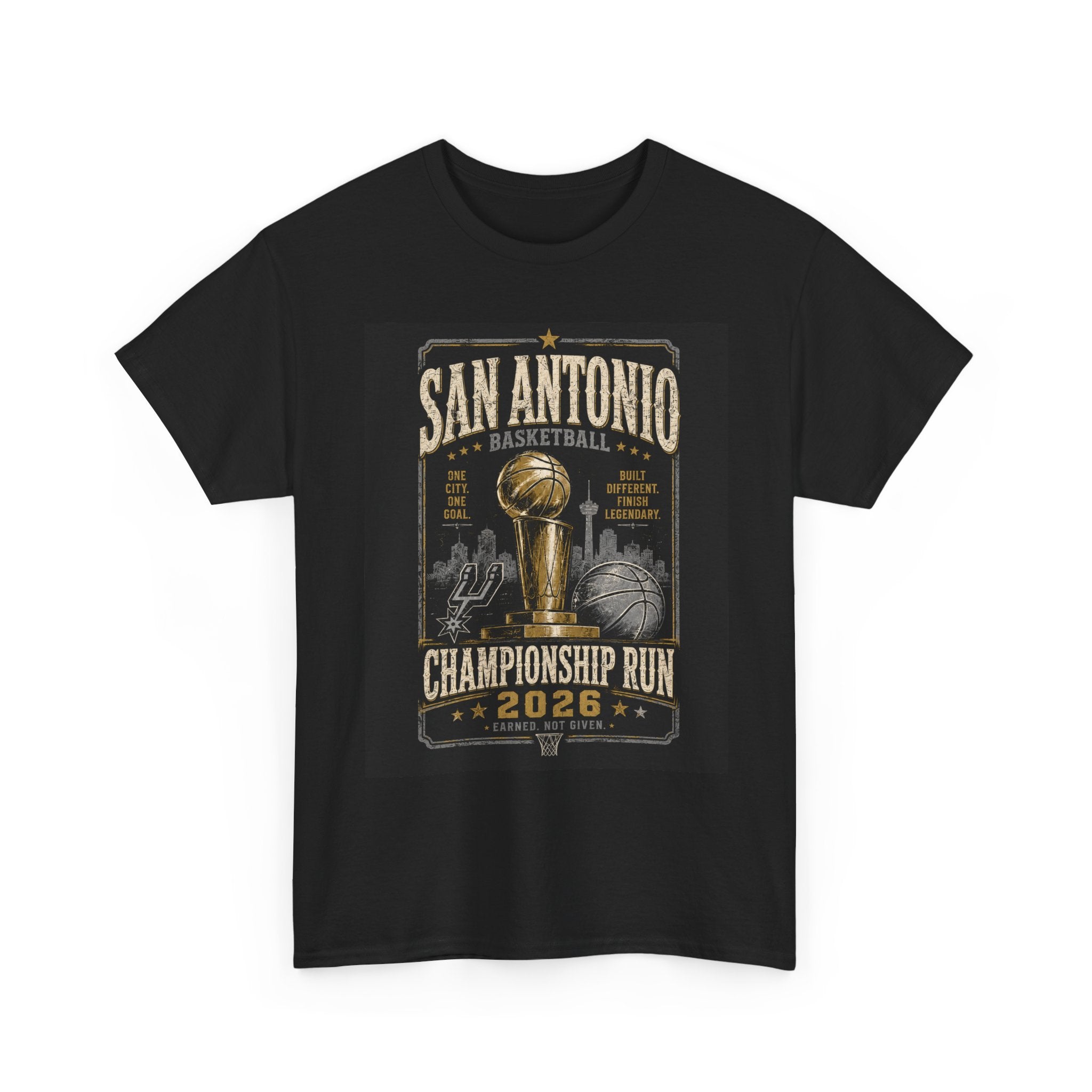 San Antonio Basketball Championship Run 2026 Tee