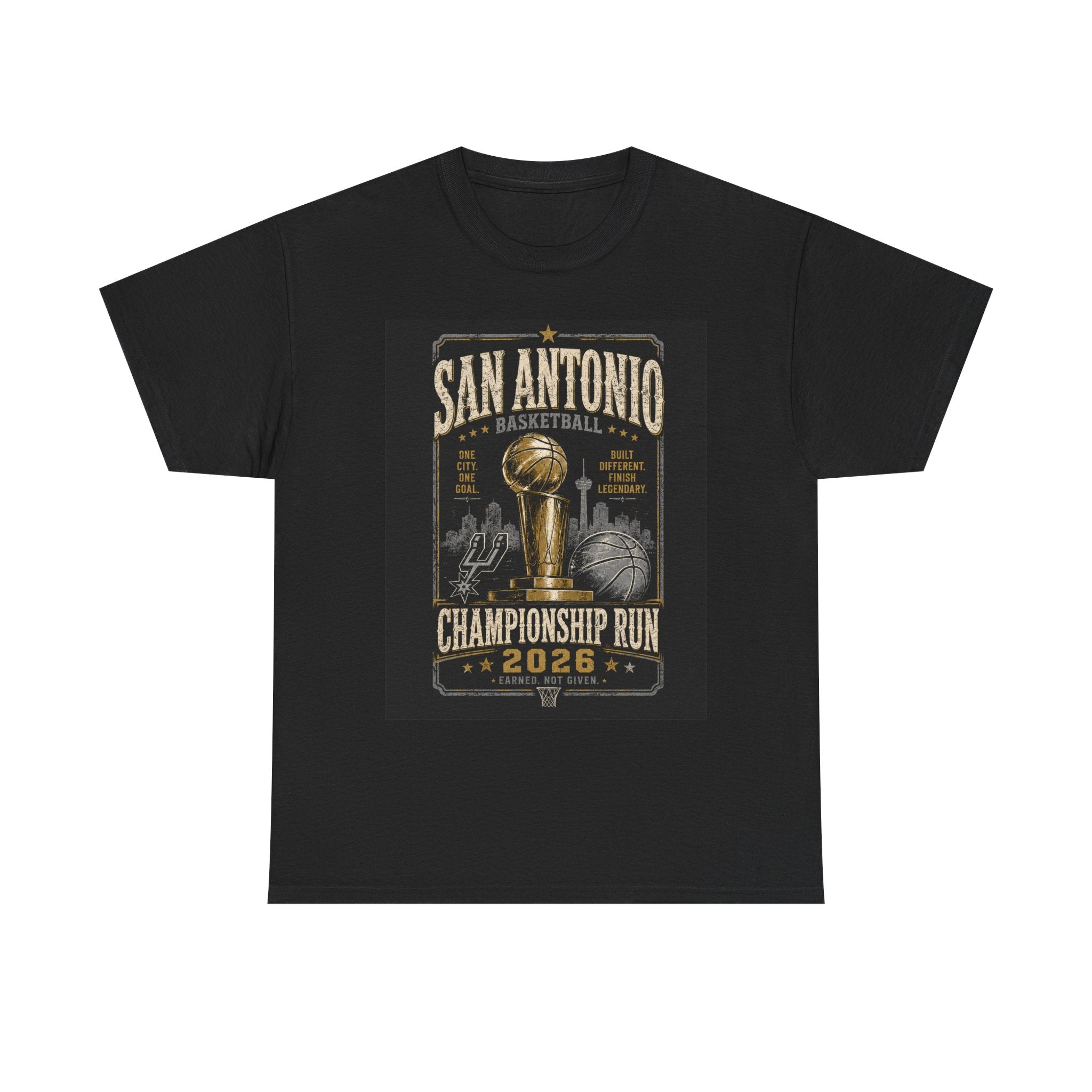 San Antonio Basketball Championship Run 2026 Tee